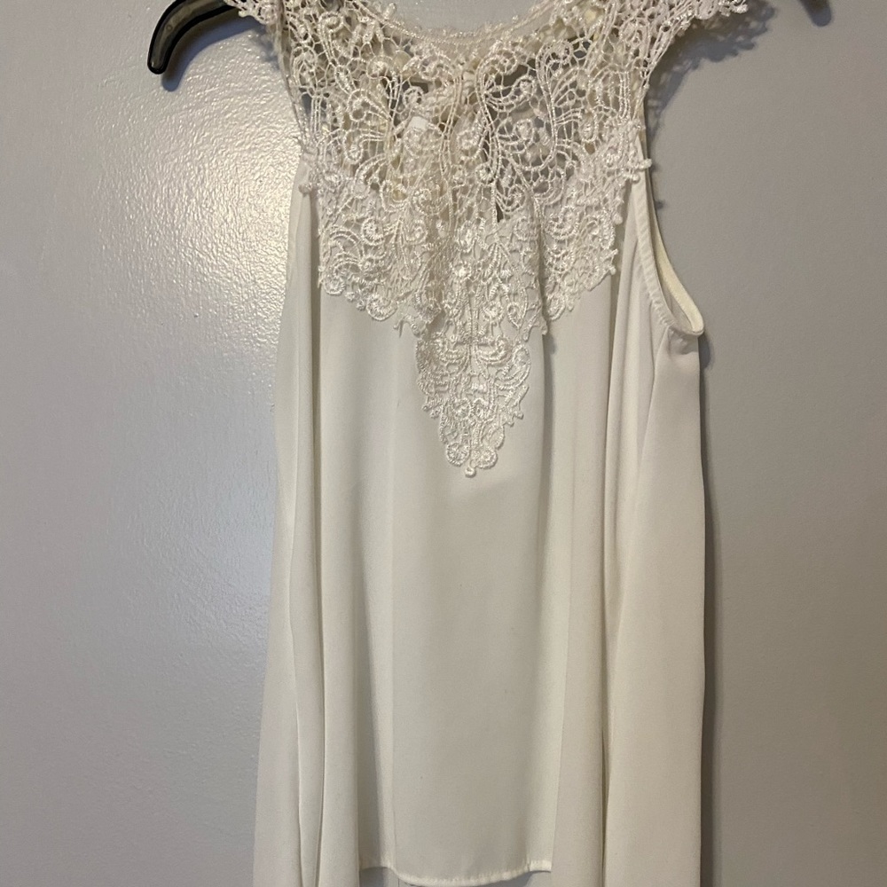 Blu planet lace tank